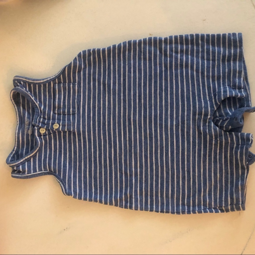Baby Gap one pierce blue and white 18/24mths